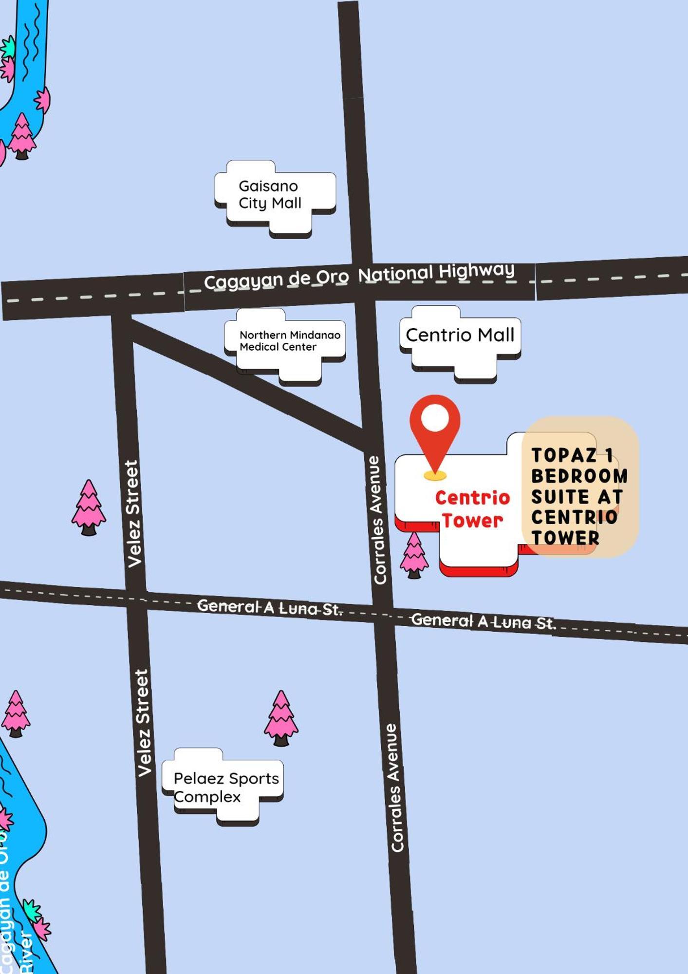Topaz 1 Bedroom Suite Orochi Staycation Ph At Centrio Towers Cagayan de Oro Luaran gambar